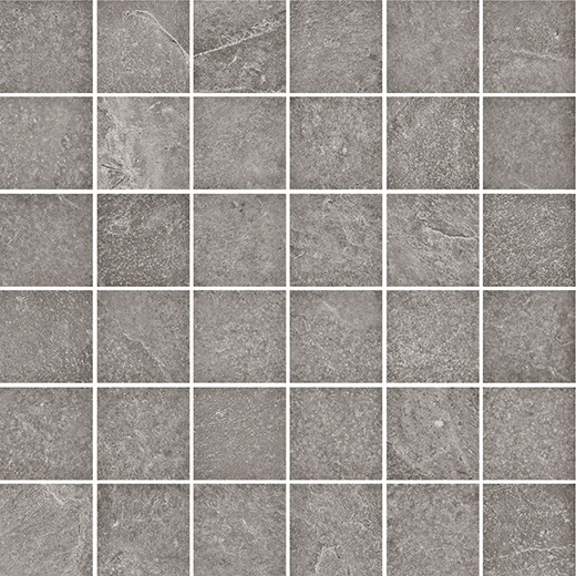 Stanton Gray Matte 2"X2" Mosaic | Color Body Porcelain | Floor/Wall Mosaic