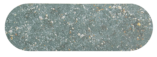 Stone Dust Teal Matte 2"x6" Oval | Porcelain | Floor/Wall