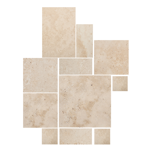 Strand Marmo Primavera Matte Modular Pattern 41 | Glazed Porcelain | Floor/Wall Dimensional