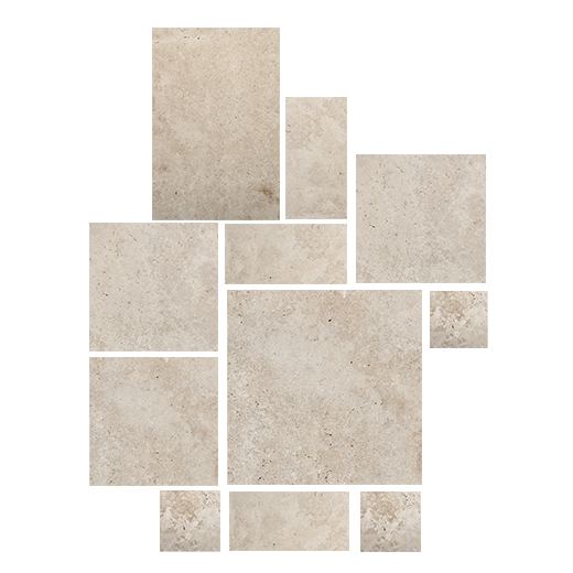 Strand Perlato di Sicilia Matte Modular Pattern 41 | Glazed Porcelain | Floor/Wall Dimensional