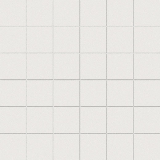 Supreme True White Matte 2"x2" Mosaic (12x12 Sheet) | Glazed Porcelain | Floor/Wall Mosaic