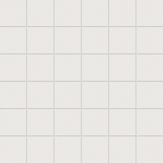 Supreme True White Matte 2"x2" Mosaic (12x12 Sheet) | Glazed Porcelain | Floor/Wall Mosaic