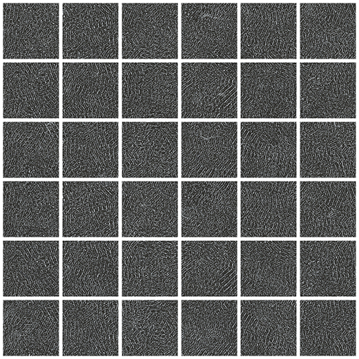 Tanami Anthracite Matte 2"X2" Mosaic | Color Body Porcelain | Floor/Wall Mosaic