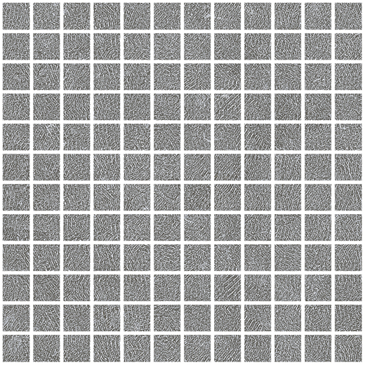 Tanami Dark Grey Matte 1"X1" Mosaic | Color Body Porcelain | Floor/Wall Mosaic