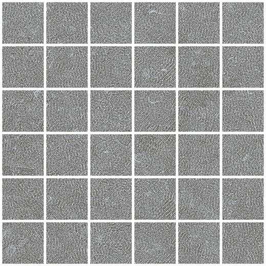 Tanami Dark Grey Matte 2"X2" Mosaic | Color Body Porcelain | Floor/Wall Mosaic
