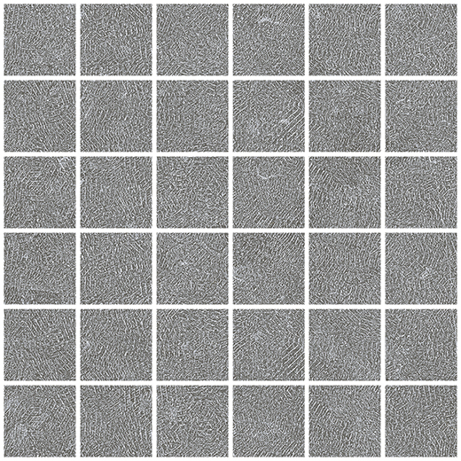 Tanami Dark Grey Matte 2"X2" Mosaic | Color Body Porcelain | Floor/Wall Mosaic