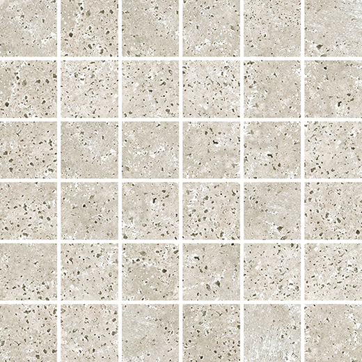Outlet Terres Grey Natural 2"x2" (12"x12" Mosaic Sheet) | Color Body Porcelain | Floor/Wall Mosaic