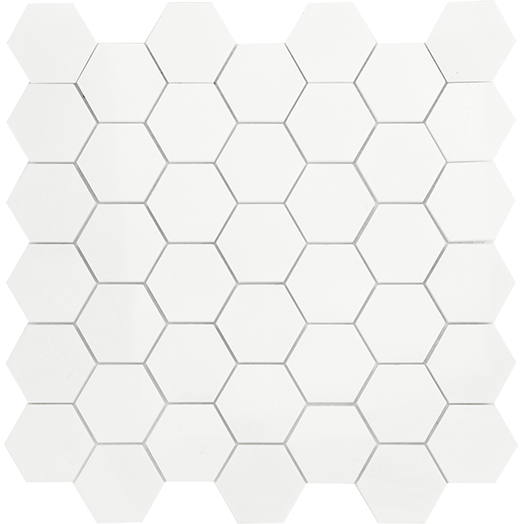 Thassos Mosaics Thassos Polished 2" Hexagon | Marble | Floor/Wall Mosaic