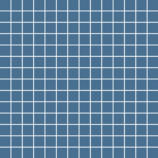Tonalita Through Body Bay Blue Matte 1"x1" Mosaic | Through Body Porcelain | Floor/Wall Mosaic