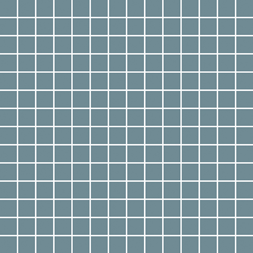 Tonalita Through Body Blue Matte 1"x1" Mosaic | Through Body Porcelain | Floor/Wall Mosaic