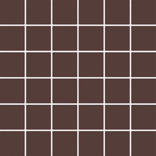 Tonalita Through Body Brown Matte 2"x2" Mosaic | Through Body Porcelain | Floor/Wall Mosaic