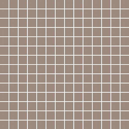 Tonalita Through Body Coral Brown Matte 1"x1" Mosaic | Through Body Porcelain | Floor/Wall Mosaic