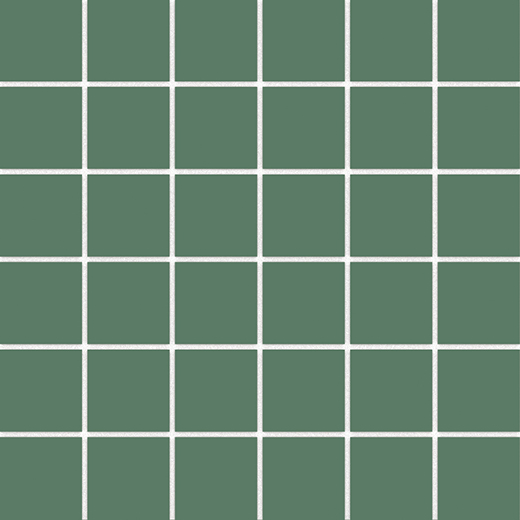 Tonalita Through Body Emerald Green Matte 2"x2" Mosaic | Through Body Porcelain | Floor/Wall Mosaic
