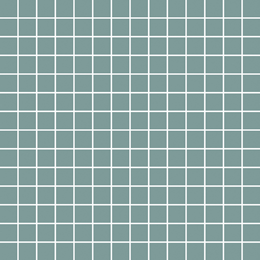 Tonalita Through Body Gemstone Green Matte 1"x1" Mosaic | Through Body Porcelain | Floor/Wall Mosaic