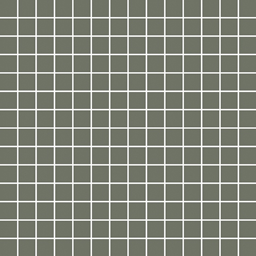 Tonalita Through Body Green Matte 1"x1" Mosaic | Through Body Porcelain | Floor/Wall Mosaic