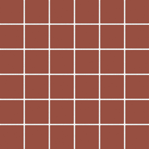 Tonalita Through Body Red Matte 2"x2" Mosaic | Through Body Porcelain | Floor/Wall Mosaic