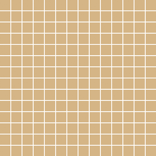 Tonalita Through Body Straw Yellow Matte 1"x1" Mosaic | Through Body Porcelain | Floor/Wall Mosaic