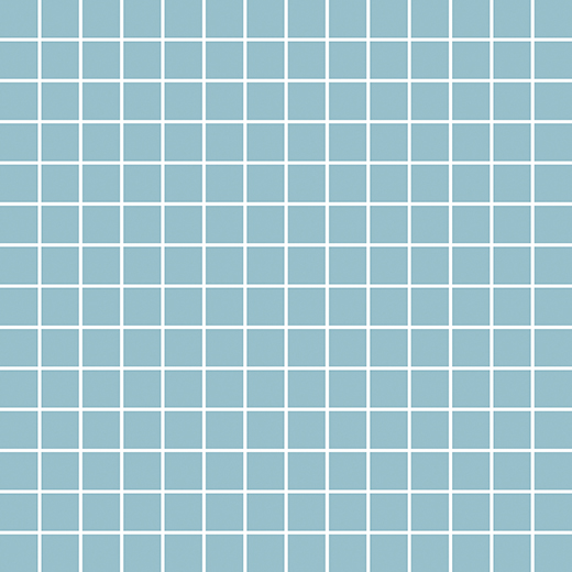 Tonalita Through Body Turquoise Matte 1"x1" Mosaic | Through Body Porcelain | Floor/Wall Mosaic