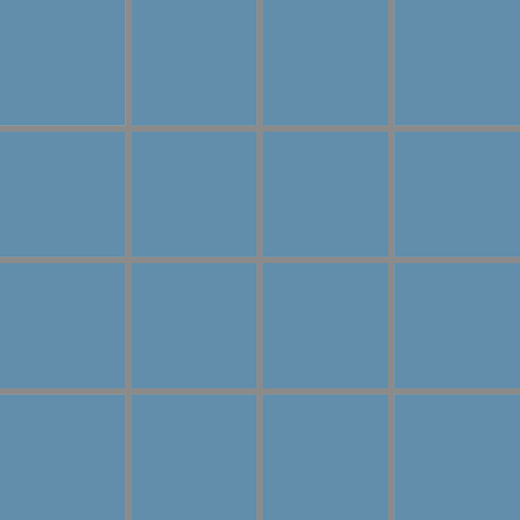 Tonalita Atlas Blue Matte 2"x2" Scored Tile | Porcelain | Floor/Wall