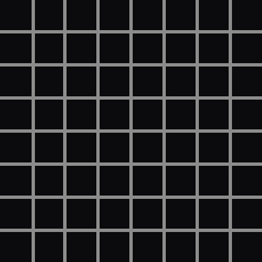 Tonalita Black Matte 1"x1" Scored Tile | Porcelain | Floor/Wall