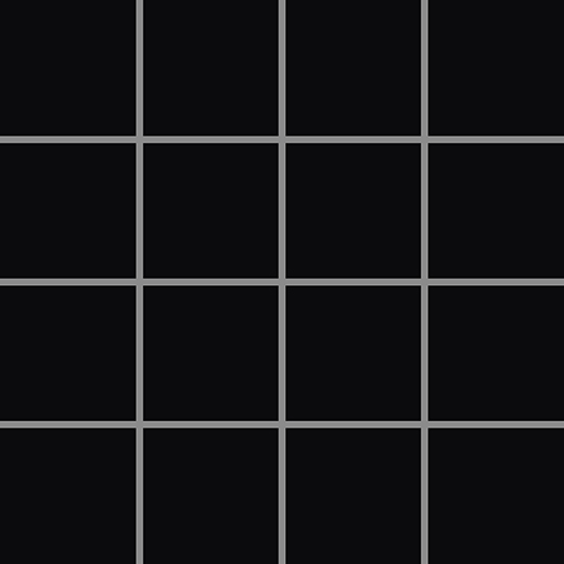 Tonalita Black Matte 2"x2" Scored Tile | Porcelain | Floor/Wall