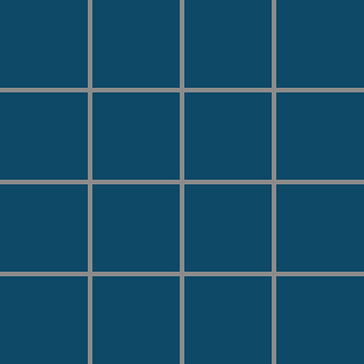 Tonalita Petrol Blue Matte 2"x2" Scored Tile | Porcelain | Floor/Wall
