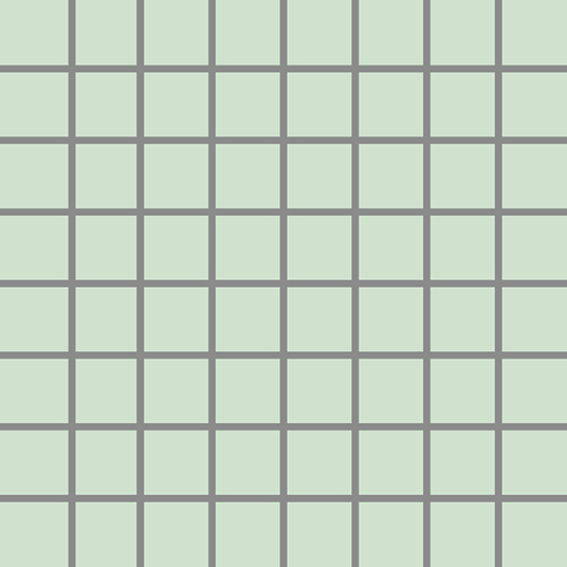 Tonalita Water Green Matte 1"x1" Scored Tile | Porcelain | Floor/Wall