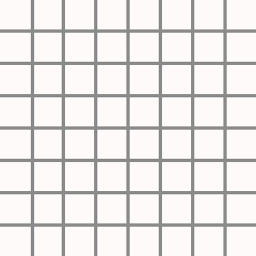 Tonalita White Matte 1"x1" Scored Tile | Porcelain | Floor/Wall