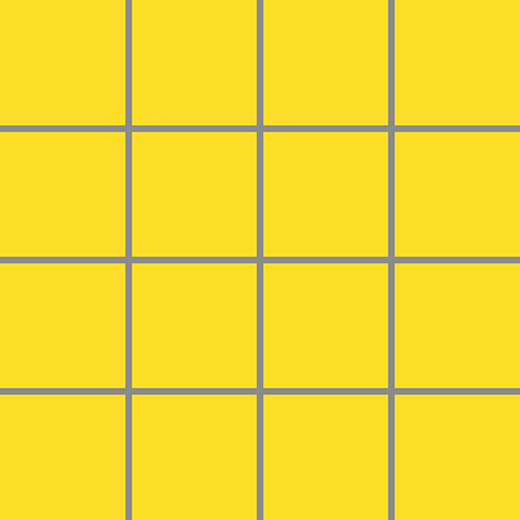 Tonalita Yellow Matte 2"x2" Scored Tile | Porcelain | Floor/Wall
