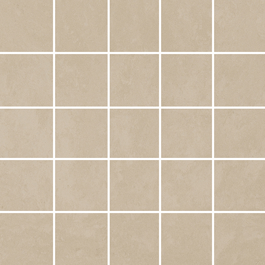 Tone Cream Natural 2"x2" Mosaic | Through Body Porcelain | Floor/Wall Mosaic