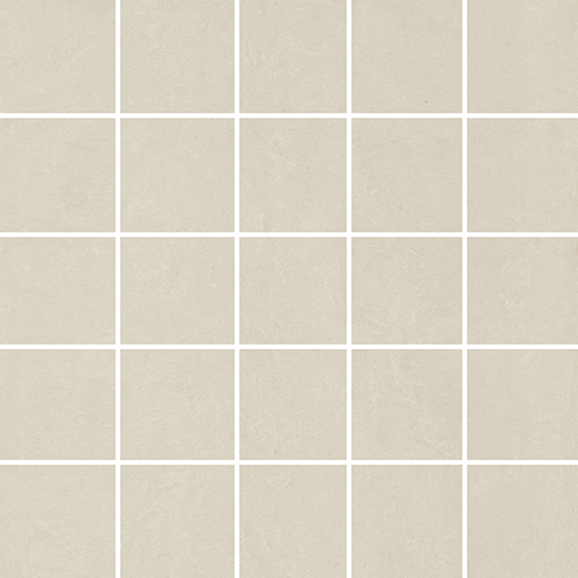 Tone White Natural 2"x2" Mosaic | Through Body Porcelain | Floor/Wall Mosaic