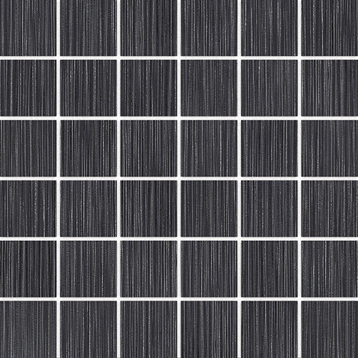 Tremolo Nero Natural 2"x2" Mosaic | Color Body Porcelain | Floor/Wall Mosaic