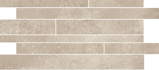 Tribeca Beige Matte Muretto Mosaic | Color Body Porcelain | Floor/Wall Mosaic