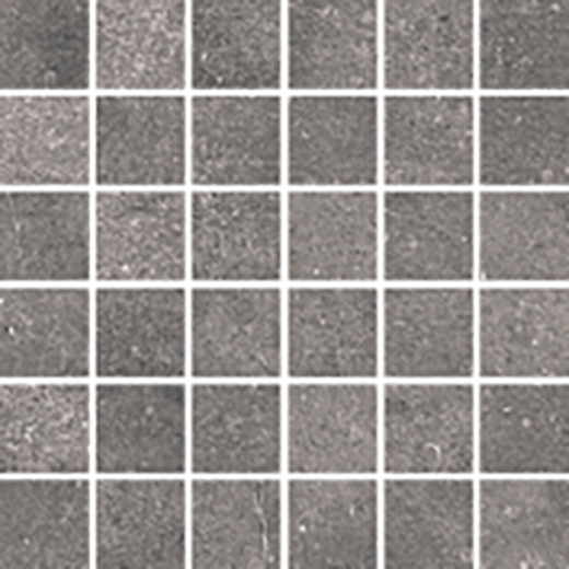 Tribeca Dark Grey Matte 2"x2" Mosaic | Color Body Porcelain | Floor/Wall Mosaic