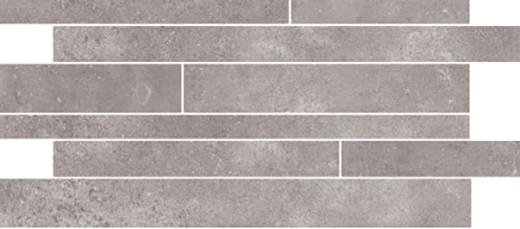 Tribeca Grey Matte Muretto Mosaic | Color Body Porcelain | Floor/Wall Mosaic