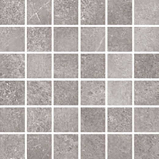Tribeca Grey Matte 2"x2" Mosaic | Color Body Porcelain | Floor/Wall Mosaic