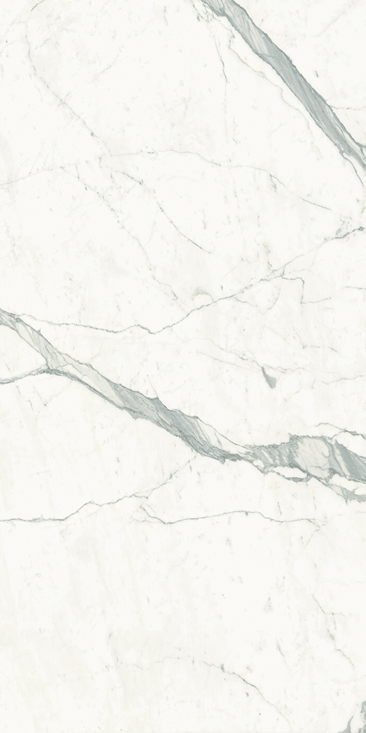 Unlimited Porcelain Slabs & Surfaces Bianco Venato Extra Polished 118"x59" Bookmatch B | Through Body Porcelain | Slab