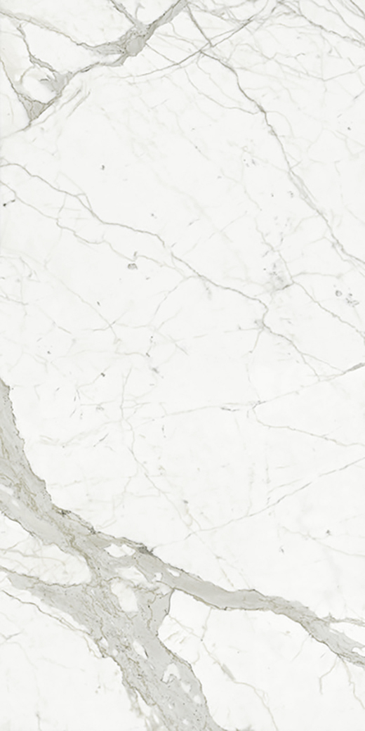 Unlimited Porcelain Slabs & Surfaces Calacatta Polished 118"x59" Bookmatch A | Porcelain | Slab