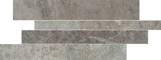 Willis Chateau Matte 12"x24" Random Stack Mosaic | Color Body Porcelain | Floor/Wall Mosaic