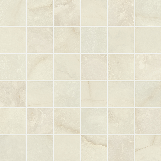 Wisp Avorio Matte 2"X2" Mosaic | Color Body Porcelain | Floor/Wall Mosaic