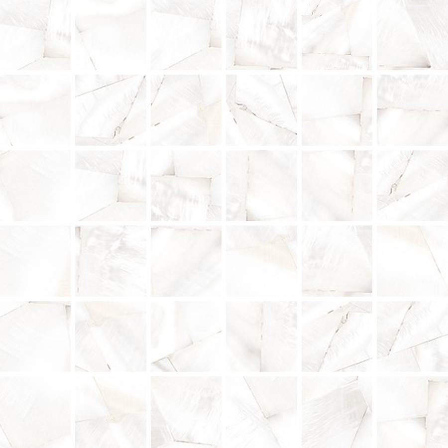 Wisp Bianco/Deco Polished 2"X2" Mosaic | Color Body Porcelain | Floor/Wall Mosaic