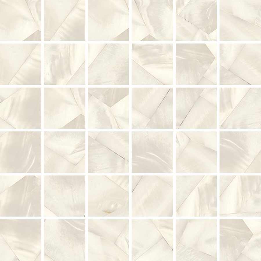 Wisp Grigio/Deco Polished 2"X2" Mosaic | Color Body Porcelain | Floor/Wall Mosaic