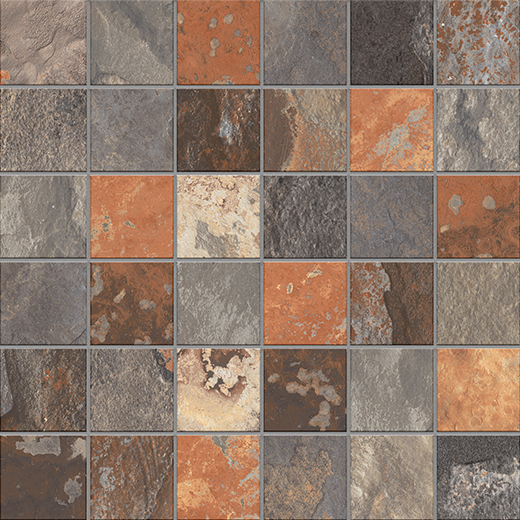 Wynn Sunset Natural 2"x2" (12"x12" Mosaic Sheet) | Glazed Porcelain | Mosaic