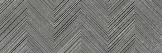 Yuma Anthracite Matte 12"X36" Deco Peak Anthracite | Ceramic | Wall Dimensional